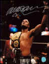 Anderson Autographed Picture - SILVA UFC 8x10 w Champion Belt