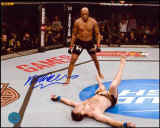 Autographed Anderson Photo - SILVA UFC 101 16x20 Fight