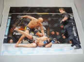 Autographed Anderson Picture - SILVA UFC MMA 16x20