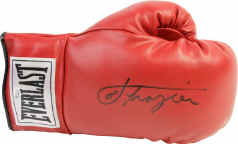 Joe Frazier Autographed Red Everlast Boxing Glove