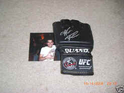 Kenny Florian Autographed Boxing Glove