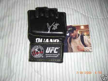 Jon Fitch Autographed Boxing Glove