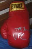 Matt Serra Signed Auto Ufc Boxing Glove Rare New Red