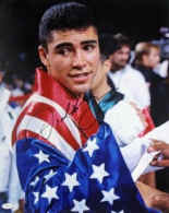 Autographed Oscar De La Hoya Picture - Auth 16x20 Jsa