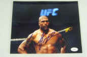 Rampage Jackson Ufc Fighter Signed Auth 8x10 Photo Jsa