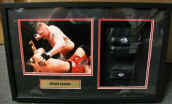 Brock Lesnar UFC Autographed Glove & Photo Framed