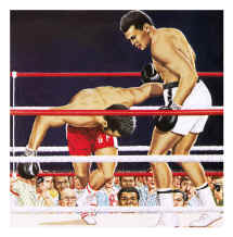Muhammad Ali Regaining His Crown in the Fight Against George Foreman in 1974