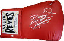 Manny "Pacman" Pacquiao Autographed Reyes CLCTD Professional Oversized Boxing Glove (Online Authentics)