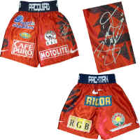 Manny "Pacman" Pacquiao Autographed Fight Issued Nike Boxing Trunks (James Spence)