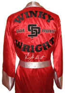 Winky Wright Signed Boxing Robe