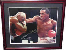 Sugar Ray Leonard Signed Photo - Color Framed