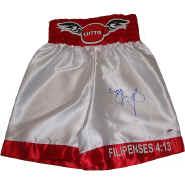 Miguel Cotto Fight Red And White Game Model Trunks