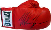 Mike Tyson Autographed Everlast Boxing Glove (Online Authentics)