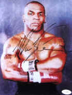 Mike Tyson Autographed Photograph - Iron Champion 8x10 JSA