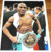 Autographed Mayweather Jr. Photograph - 11x14 Star Undefeated Exact Proof Coa D