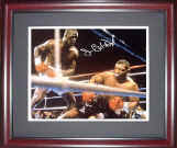 Autographed Buster Douglas Photograph - Framed PSA