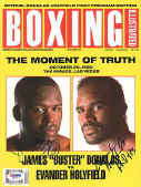 Buster Douglas & Holyfield Autographed Signed Magazine Cover PSA/DNA #Q95617