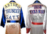 Arturo Gatti & Micky Ward Signed Boxing Robes